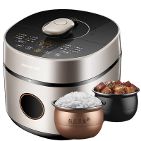 九阳(Joyoung) 电压力锅Y-60A7 家用高压锅6升多功能电饭煲3-6人双球胆智能预约触屏压力调节煮饭煲汤压力煲