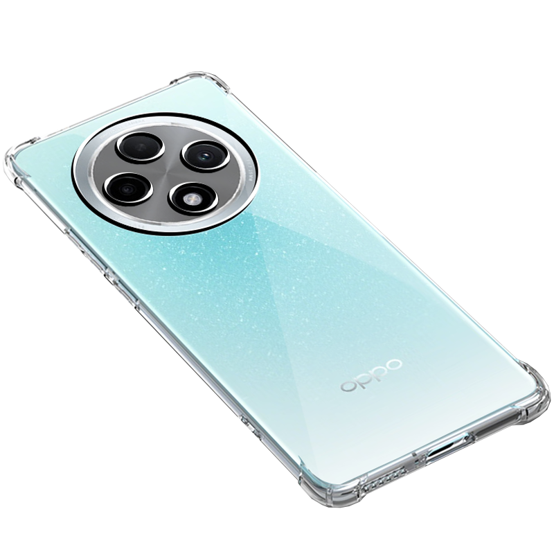 BOEEK 适用于OPPO A3 Pro/活力版手机壳a3pro气囊防摔透明软壳减震散热简约男女个性全包镜头精孔保护套