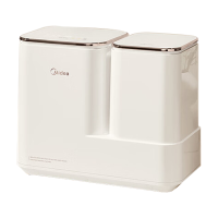 美的(Midea)0.7公斤双子座分区洗衣机家用迷你小型全自动波轮 内衣裤袜高温煮洗除菌除螨 一键筒自洁MNB7VA0E