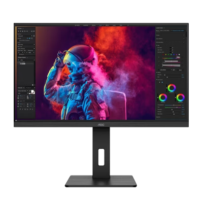 AOC电脑显示器Q27P2U 27英寸2K高清 75Hz 广视角IPS旋转升降 家用设计办公TUV低蓝光爱眼显示屏台式电脑显示器