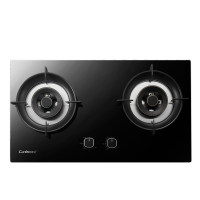 康宝燃气灶(天然气) 家用灶具 5.2KW大火力 嵌入式台式两用灶具 一级能效灶具 玻璃面板灶具JZT-2QB53T