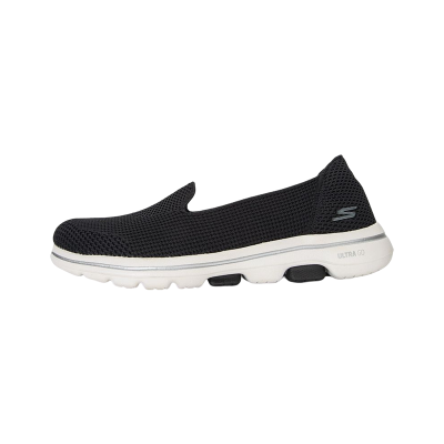 Skechers斯凯奇女鞋新款运动低帮一脚穿健步鞋懒人休闲鞋124001-BKW ZP