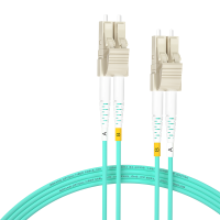 博扬 万兆多模光纤跳线lc-lc 30米 OM3-300双芯尾纤 Φ 2.0阻燃LSZH抗弯曲跳纤BY-W30552M