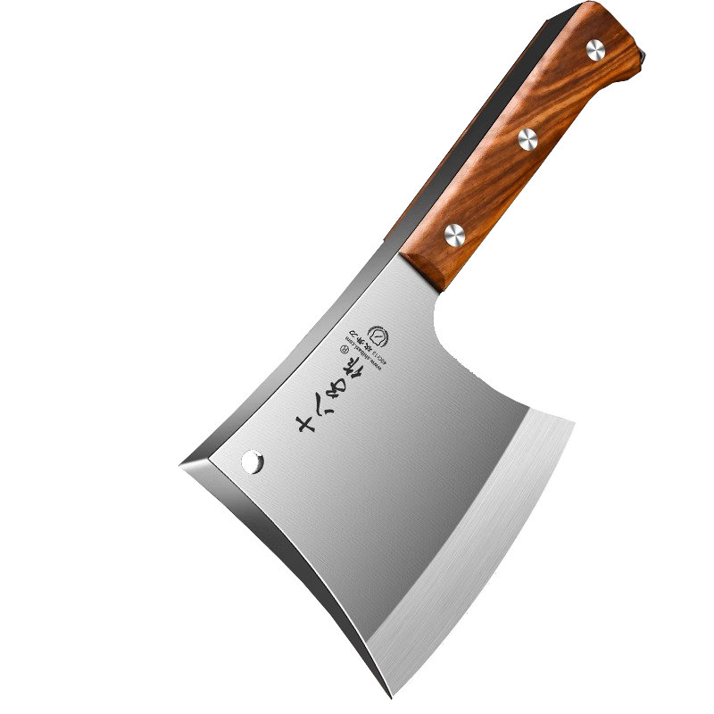 十八子作砍骨头专用刀重型家用斩骨斧头刀屠夫商用坎剁肉大骨刀具8138