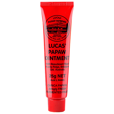 Lucas Papaw番木瓜膏25g/支澳洲进口木瓜万用膏护手霜护足护臀润唇膏 滋润营养保湿
