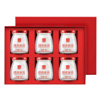 东阿阿胶 燕真卿 阿胶燕窝(即食型)40g*6瓶礼盒装 精品原料 独立小罐 七夕礼物礼品 送礼 40g*6瓶