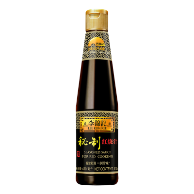 李锦记 秘制红烧汁410ml*2瓶 0添加防腐剂 红烧上色 卤味老抽酱油