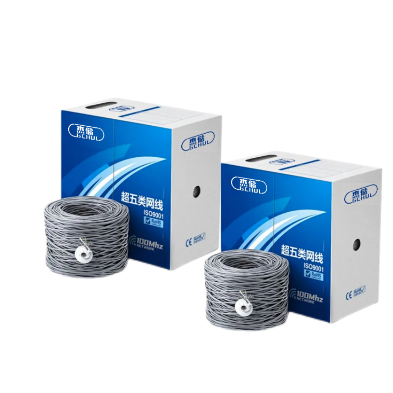 杰储(GCHUL) CWFH305MB 超五类非屏蔽网线 305米/箱 (计价单位:箱) 灰色