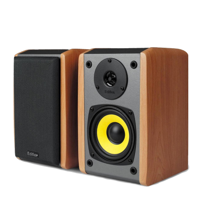 EDIFIER/漫步者 R1000TC北美版台式重低音音箱电脑音响家用低音炮 胡桃纹