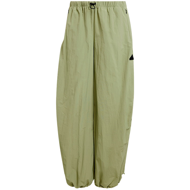 adidas阿迪达斯阔腿裤2024秋女速干健身舞蹈裤束脚梭织长裤IW5205