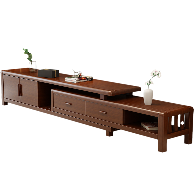 电视柜全实木新中式茶几电视机柜组合