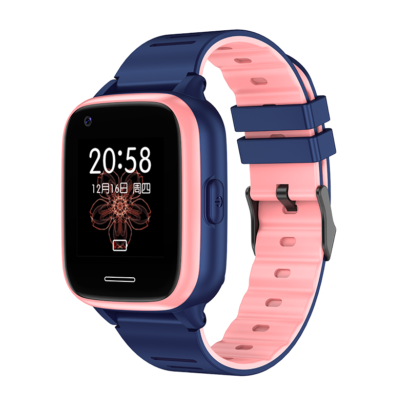 创维Skyworth儿童智能电话手表T5全网通插卡视频通话语音微聊定位防水拍照机器人 蜜柚粉