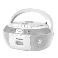 熊猫(PANDA)CD-880 蓝牙CD机DVD光盘磁带插卡/U盘复读机收音录音机CD播放机胎教机无内存(白色)