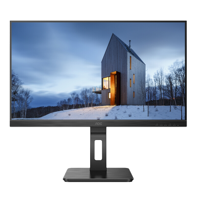 AOC Q27V3/WS 27英寸电脑显示器2K高清IPS广视角75Hz低蓝光不闪屏家用办公设计游戏 白色
