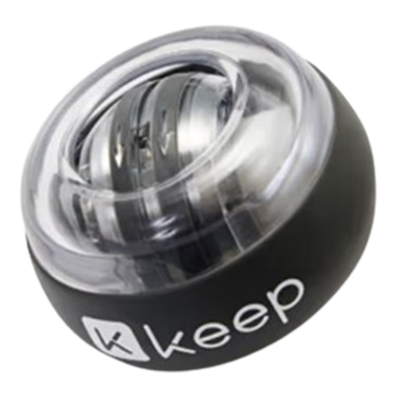Keep减压腕力球离心陀螺金属机械动力电镀深灰色