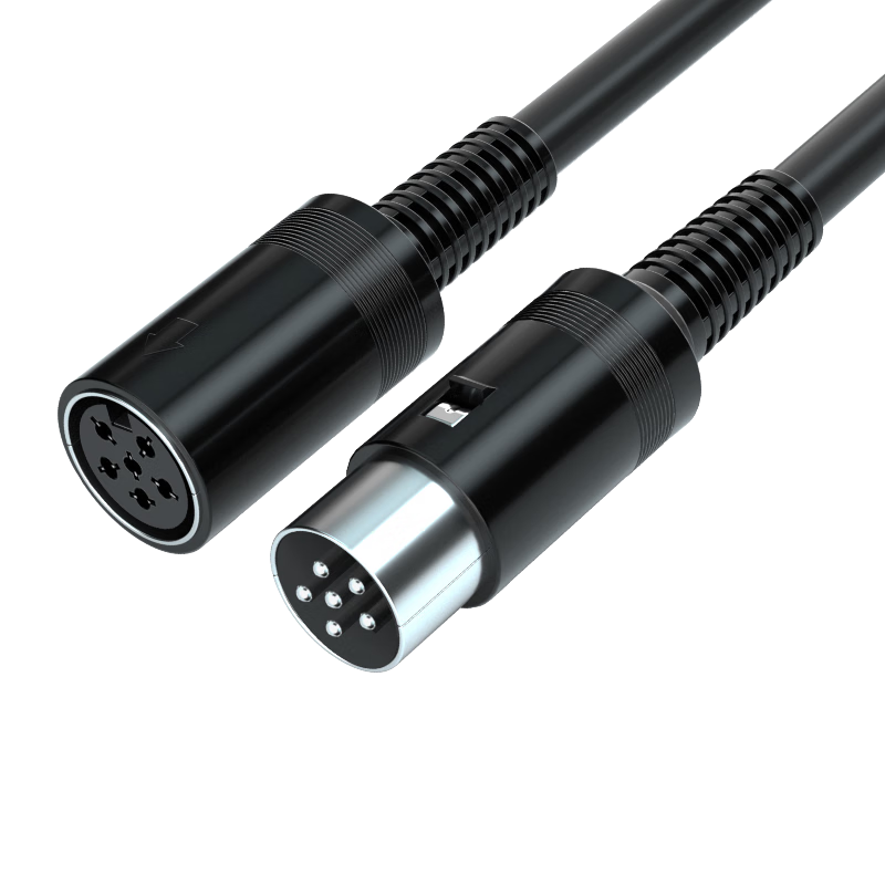 博扬 8芯手拉手话筒线8米 公对母 8针会议麦克风话筒连接线 八针对八孔延长线 BY-LS8-JK8M