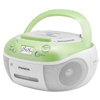 熊猫(PANDA) CD-860 DVD播放器cd磁带一体播放机复读机光盘播放机U盘MP3插卡录音机磁带机幼教机 绿色