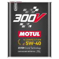MOTUL摩特 欧洲进口 多酯类300VPOWER 5W-40 SN级 全合成机油润滑油 2L