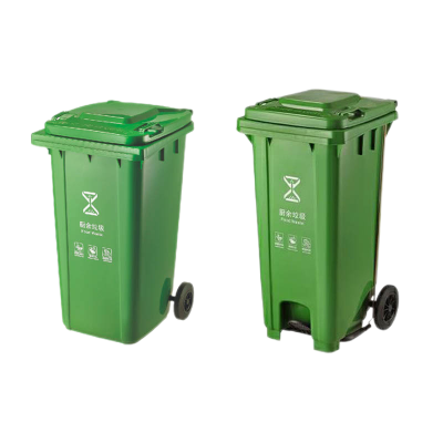 君佰益 环卫户外垃圾桶 绿色 ST-120L (脚踏款)