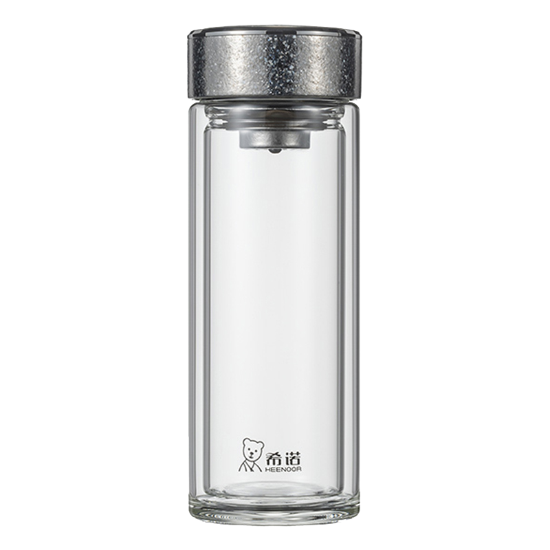 希诺 双层钛玻璃杯360ml XN-T620/个