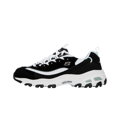 Skechers斯凯奇女鞋新款复古运动百搭熊猫鞋休闲鞋11959-BKW ZP