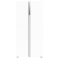 美的(Midea)9分钟急速净味543升对开门双开门白色家用电冰箱一级能效变频超薄大容量BCD-543WKPZM(E)