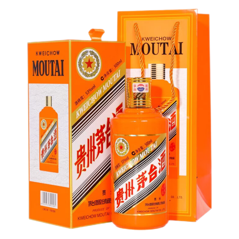 茅台 生肖纪念 牛年 酱香型白酒 53度 500ml 单瓶