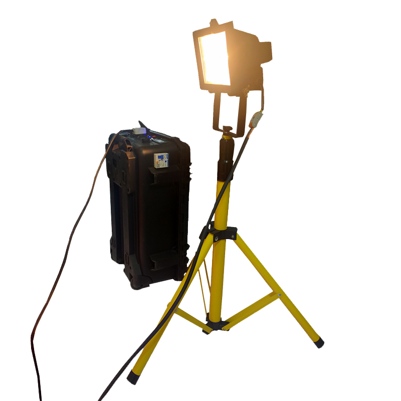 领航电器(LHDQ) LH600B 便携移动箱式照明灯 100W 冷光 220V IP54(计价单位:台)黑色