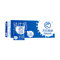芙拉薇赫利乐枕纯牛奶200ml*16袋 新疆牧场 优良牛种 纯生牛乳无添加 营养早餐