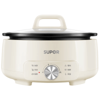 苏泊尔(SUPOR)电火锅分体式可拆洗家用4L大容量1500W多功能 多用途火锅不沾电煮锅 H28YK857