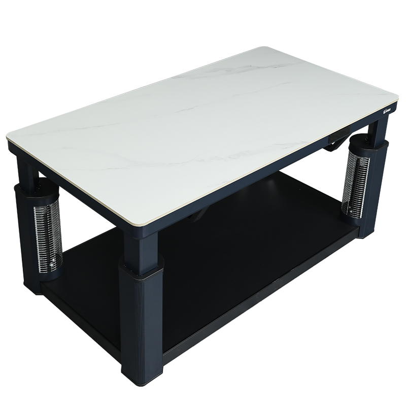 火焰山电暖炉升降茶几餐桌两用多功能电炉取暖桌茶几长方形