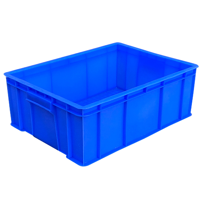 易企采 长640*宽430*高310MM无盖 仓库周转箱塑料储物筐物料盒五金工具整理收纳箱
