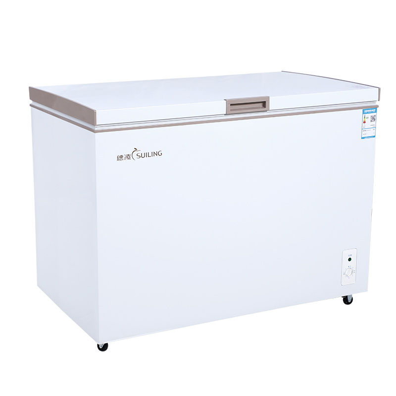 穗凌冰柜商用冰柜小型家用减霜冷柜冷藏冷冻可转换冰箱卧式速冻雪柜餐饮饭堂商用小型冷冻柜商用冷柜 278升[升级减霜]BD-