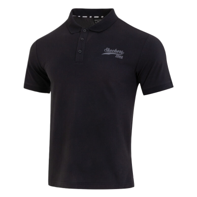 Skechers斯凯奇男子新款简约百搭凉感短袖T恤运动POLO衫L223M110-0018 ZP