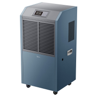 美的(Midea)工业除湿机/抽湿机200-300平方地下室工业商用仓库车间大功率除湿器可移动CF138BD/N1-GY