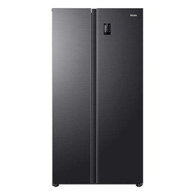 海尔(Haier)[新品]冰箱双开门617升新一级能效变频风冷无霜节能保鲜黑金净化家用大容量对开门电冰箱 617升