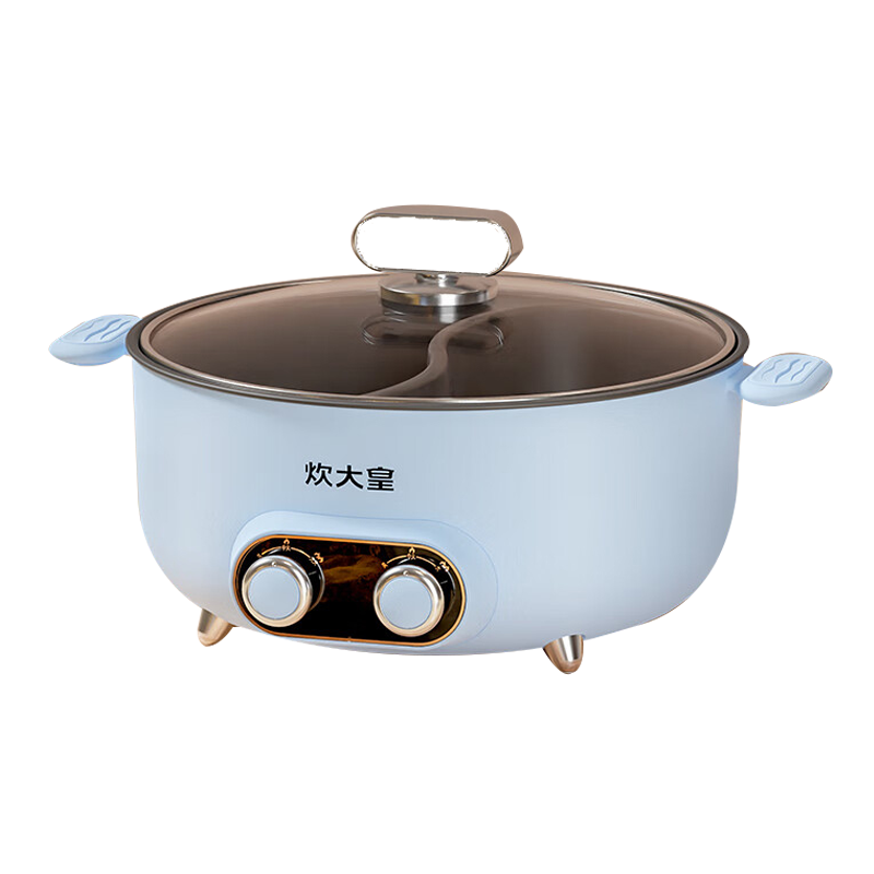 炊大皇液体加热器6L鸳鸯锅电火锅CDH-DG2060