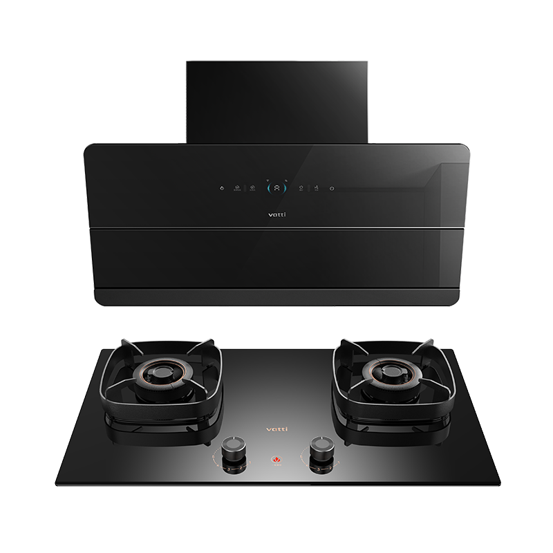 华帝(vatti)[追风系列]烟灶联动套餐A7+505H侧吸式超薄抽油烟机变频25风量大吸力降噪自清洗挥手智控111A7