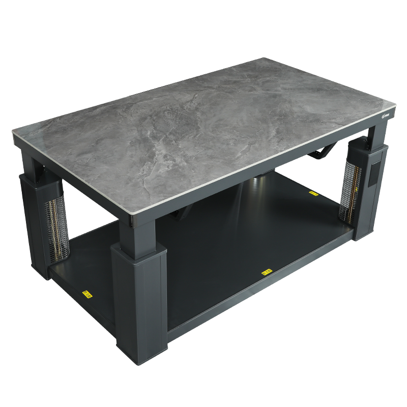 火焰山升降电暖茶几上下发热多功能取暖桌长方形烤火炉烤火桌