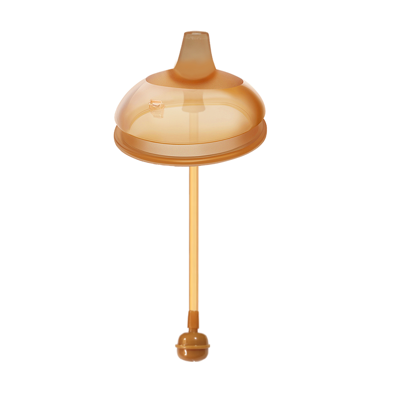 防喷重力球吸管鸭嘴(适合9个月以上)新生婴儿适配世/喜防胀气7.2cm奶瓶通用宝宝水嘴鸭嘴