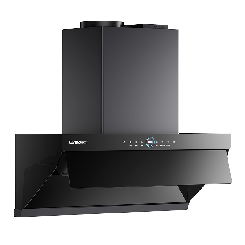 康宝抽油烟机家用26大风量顶侧双吸1100Pa大静压挥手智控降PM2.5三净智慧换气油烟机BR705