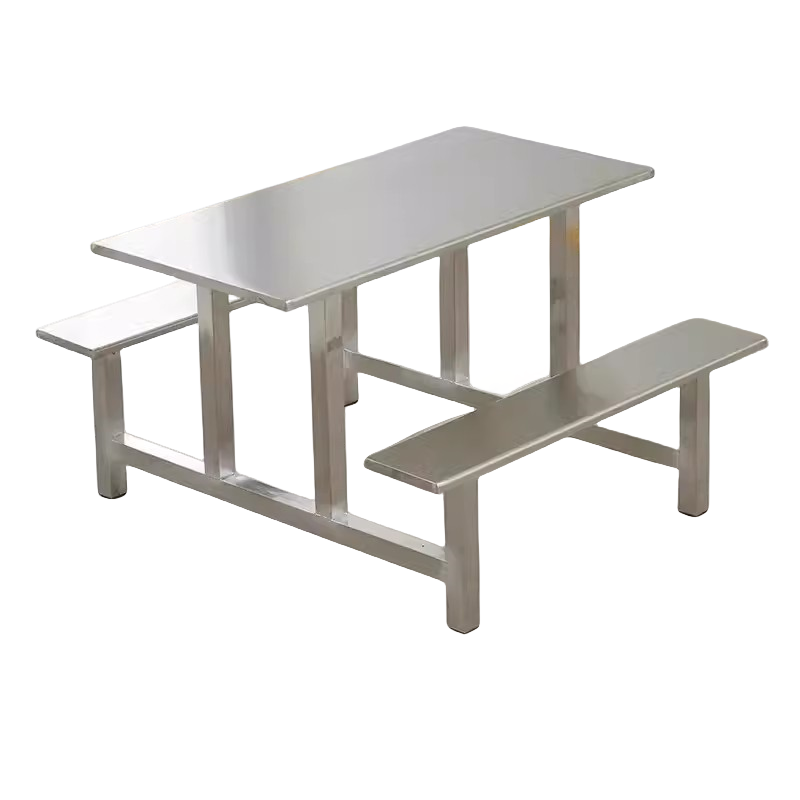 迅迈 4人位不锈钢餐桌椅120*60*75cm单位;张