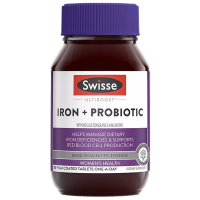 澳洲Swisse益生菌铁片30片 澳洲原装进口 三重补铁元气满满 香港/保税随机发
