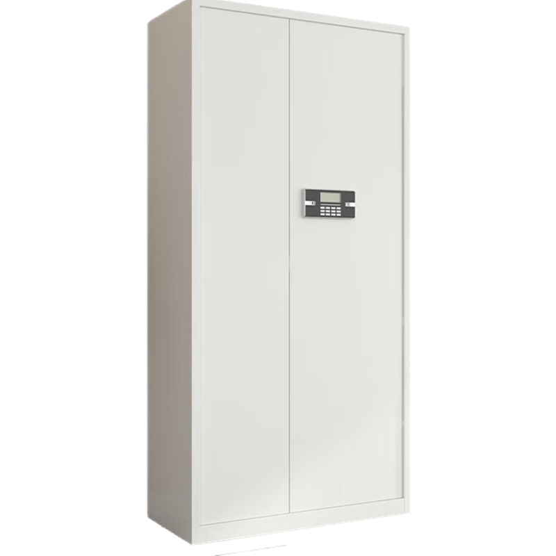 久佳承 单节上斗保密柜铁皮柜指纹资料高光白/灰白900*900*420