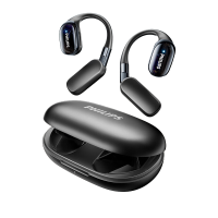 飞利浦(PHILIPS)蓝牙骨传导概念真无线挂耳式开放式不入耳夹式运动跑步长续航高端降噪通用TAT5739-黑色
