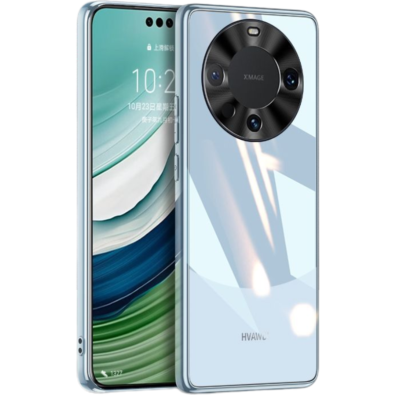 圣幻 适用华为mate60/pro保护套防摔壳mate60pro+防摔简约裸机手感手机壳包边手机壳玻璃外壳