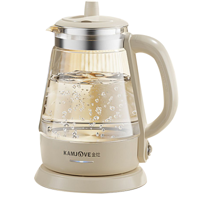 金灶(KAMJOVE)电热电热水壶烧水壶 电茶壶煮水快速壶玻璃电热水壶 1L烧水壶