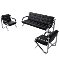 迅迈 商务接待办公沙发 单位+单位+三人位+茶几 单位 ; 套