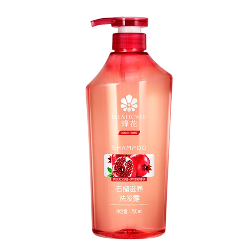 蜂花(BEE & FLOWER)石榴滋养洗发露 750ml*2瓶装洗发水大容量