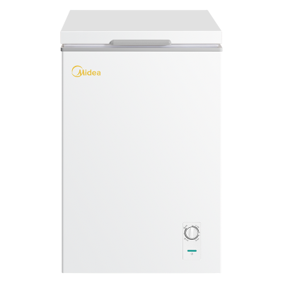 美的(Midea)小冷柜100升低霜家用囤货冷藏冷冻转换冰柜家用 母乳保鲜小型冰柜单门冰箱BD/BC-100KMD(E)